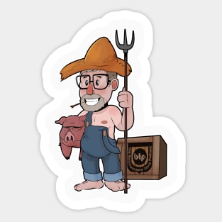 Simple Farm Boy Sticker